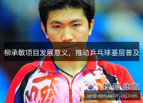 柳承敏项目发展意义，推动乒乓球基层普及